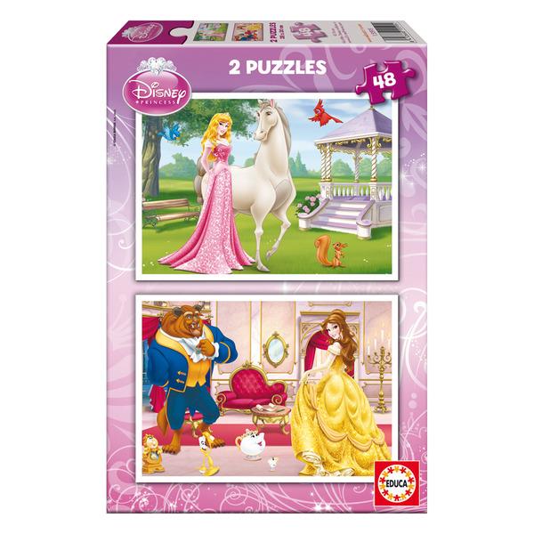 Foto Puzzle Aurora y Bella Princesas Disney Educa Borrás