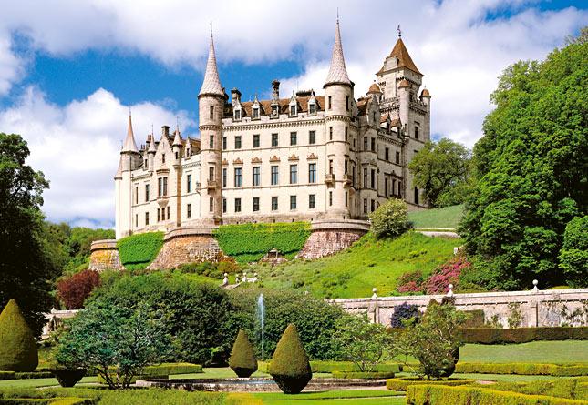 Foto Puzzle Castorland De 2000 Piezas Castillo Dunrobin, Escocia
