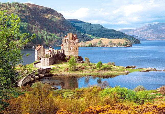 Foto Puzzle Castorland De 2000 Piezas Castillo Eilean Donan, Escocia