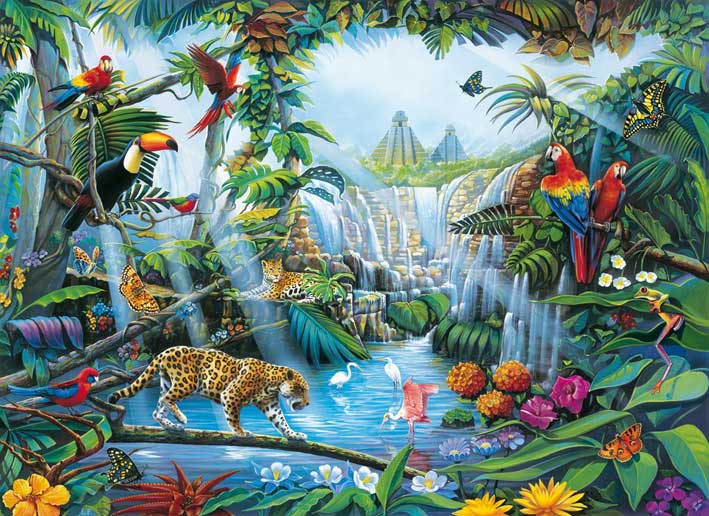 Foto Puzzle Clementoni De 6000 Piezas La Selva