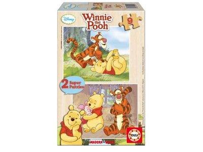 Foto Puzzle De 2x9 Piezas De Madera Winnie The Pooh De Disney Puzzles Educa 8-14955