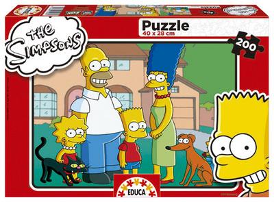 Foto Puzzle Educa 200 Piezas Los Simpsons - The Simpsons 100% Nuevo - Jigsaw