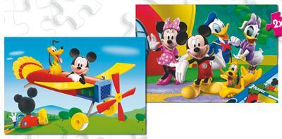 Foto Puzzle Educa Borras 2 X 12 Piezas La Casa De Mickey Mouse