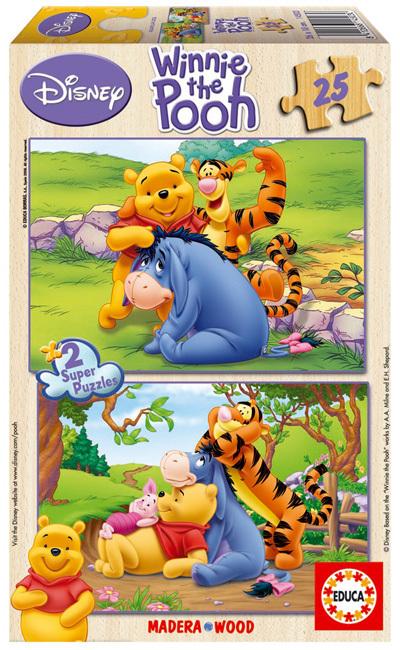 Foto Puzzle Educa Borras 2 X 25 Piezas Winnie The Pooh
