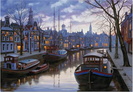 Foto Puzzle Educa Borras De 1500 Piezas Amsterdam De Noche