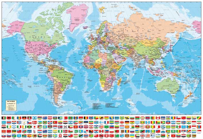 Foto Puzzle Educa Borras De 1500 Piezas Mapa Del Mundo