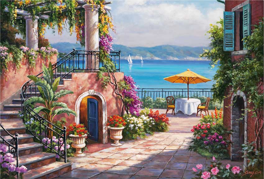 Foto Puzzle Educa Borras De 3000 Piezas Terraza Toscana