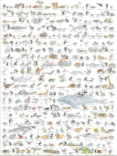 Foto Puzzle Fabio Vettori De 1080 Piezas Animales