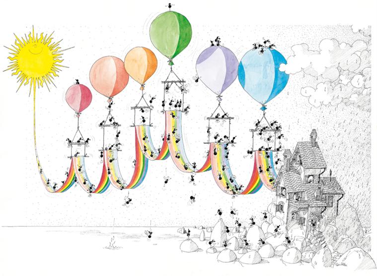 Foto Puzzle Fabio Vettori De 1080 Piezas Arco Iris