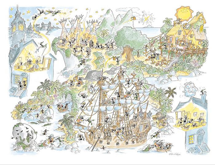 Foto Puzzle Fabio Vettori De 1080 Piezas Peter Pan