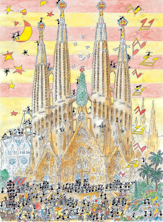 Foto Puzzle Fabio Vettori De 1080 Piezas Sagrada Familia, Barcelona