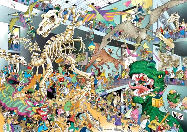 Foto Puzzle Heye De 1000 Piezas Dinosaurios, Dinos