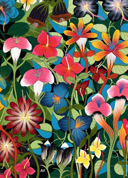Foto Puzzle Heye De 1000 Piezas Flores