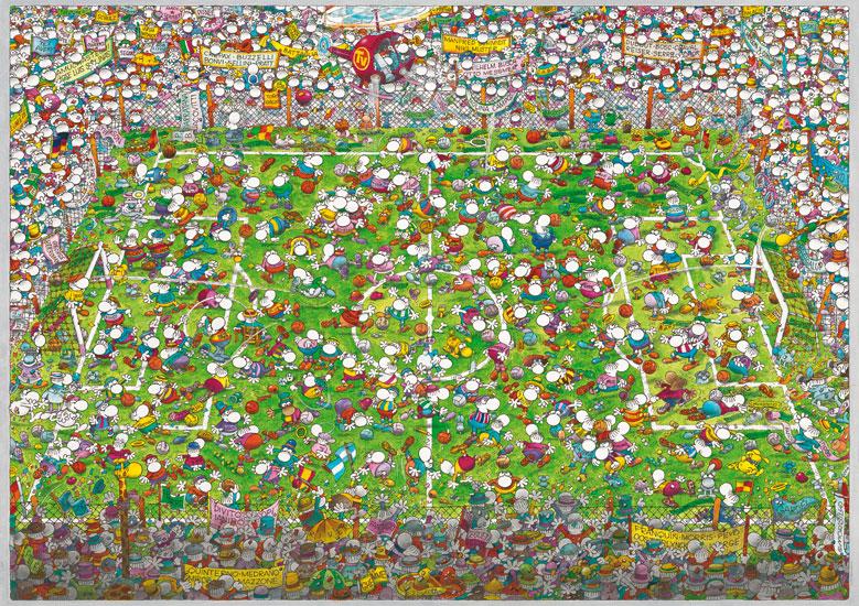 Foto Puzzle Heye De 4000 Piezas Crazy World Cup