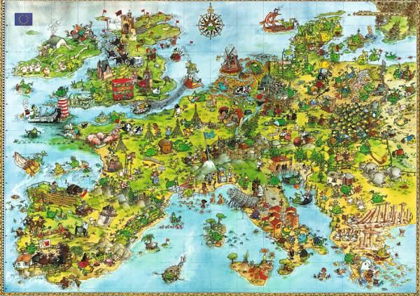 Foto Puzzle Heye De 4000 Piezas United Dragons Of Europe