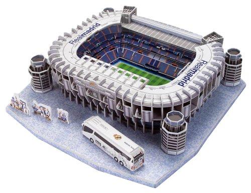 Foto Puzzle Nanostad 3d 160 Piezas Estadio Santiago Bernabéu Real Madrid Cf