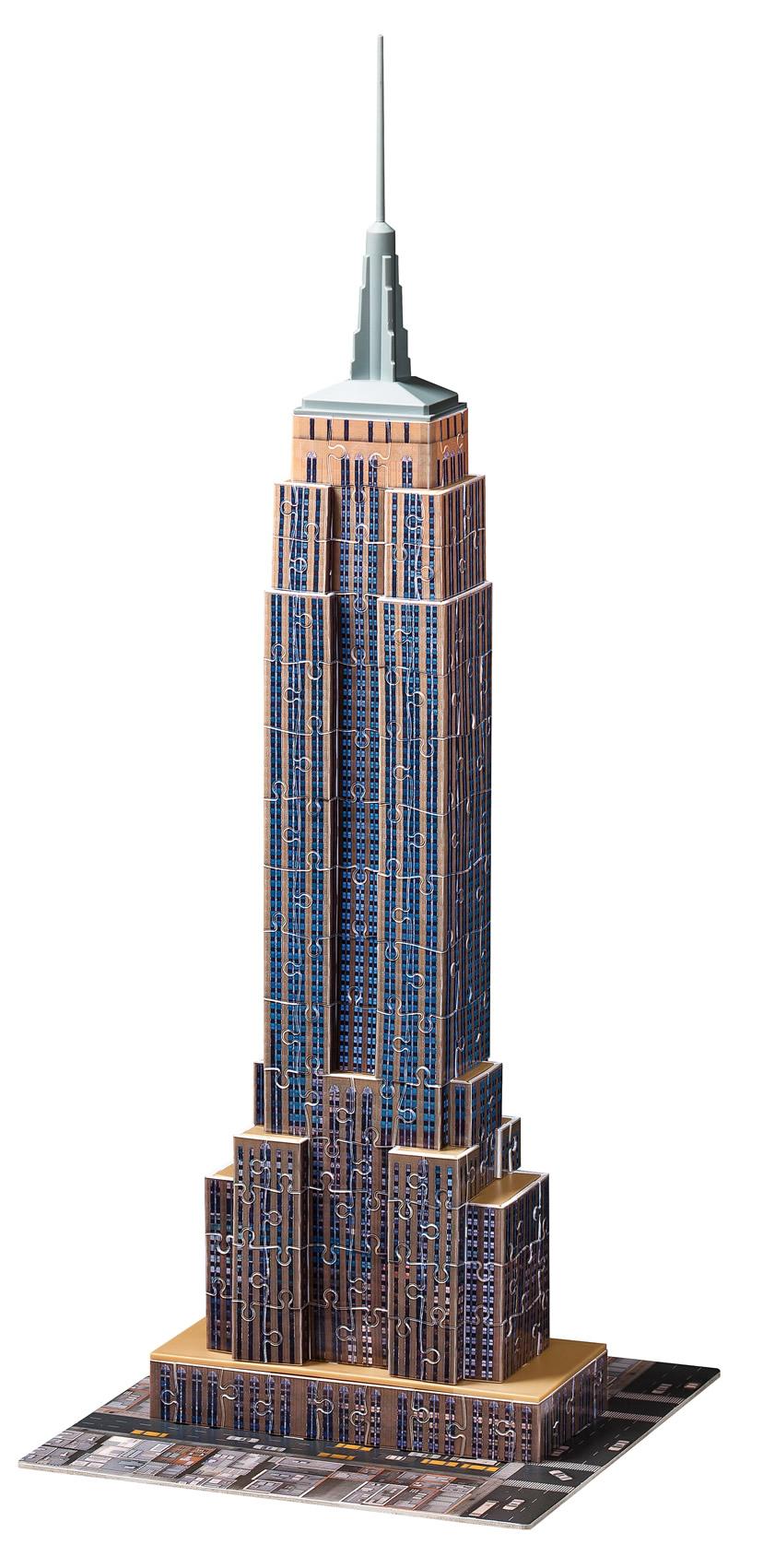 Foto Puzzle Ravensburger 3d 216 Piezas Empire State Building