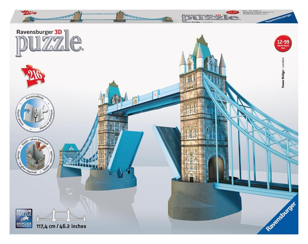 Foto Puzzle Ravensburger 3d 216 Piezas Puente De Las Torres, Londres