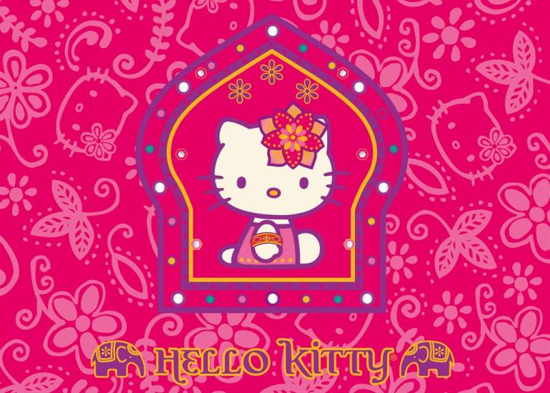 Foto Puzzle Ravensburger De 1000 Piezas Hello Kitty, Princesa India