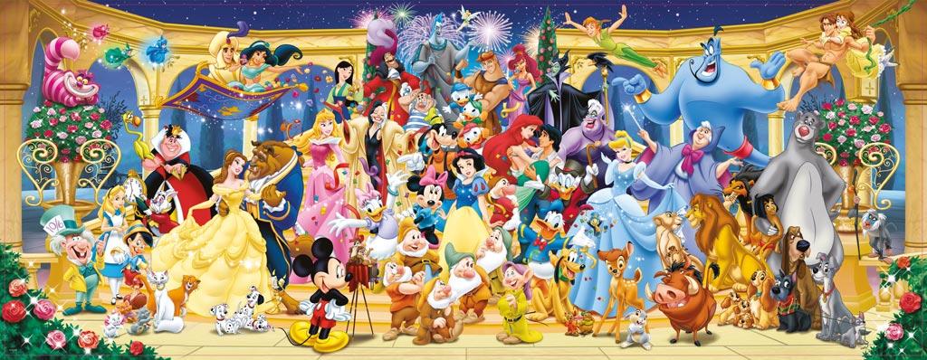 Foto Puzzle Ravensburger De 1000 Piezas Panorama Disney