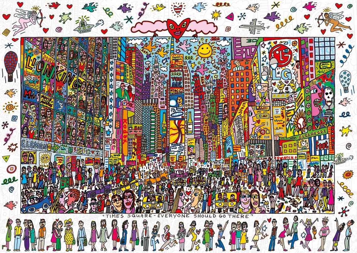 Foto Puzzle Ravensburger De 1000 Piezas Times Square
