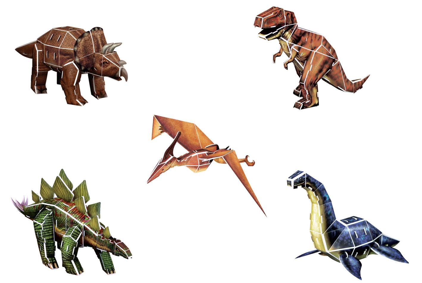 Foto Puzzle Scholas 3d 120 Piezas Dinosaurios
