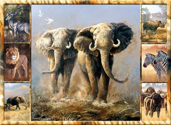 Foto Puzzle Spielspass De 1000 Piezas Elefantes