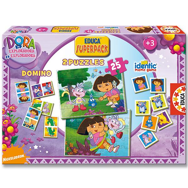 Foto Puzzle superpack Dora la Exploradora Educa Borrás