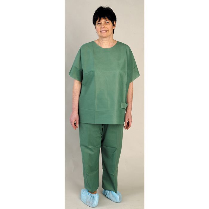 Foto Pyjama PROFIL TUNIC vert non stérile LCH sachet de 5 ensembles
