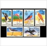Foto Qatar stamps 1976 birds scott 494-9 sg 608-13 mnh topical: birds complete set