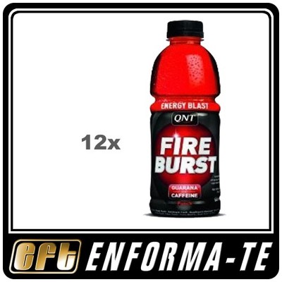 Foto Qnt Fire Burst Drink, 12 X 500ml Ponche De Fruta, Caffeina + Guarana (3,98€/l)