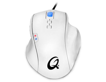 Foto QPAD 3601 - om-75 pro gaming 1600dpi optical mouse, white (3601)