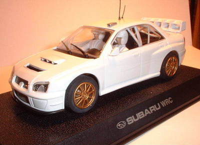 Foto Qq C2619 Scalextric Uk Subaru Impreza Wrc Plain White 500 Units Ltd. Edition