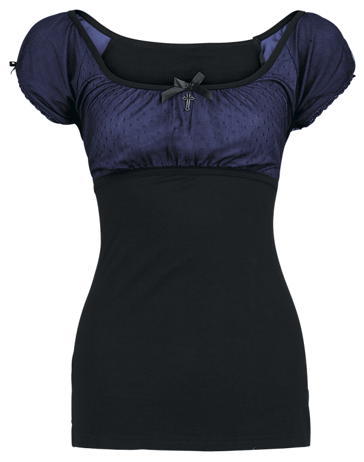 Foto Queen Of Darkness: Fashion Gothic Shirt - Camiseta Mujer