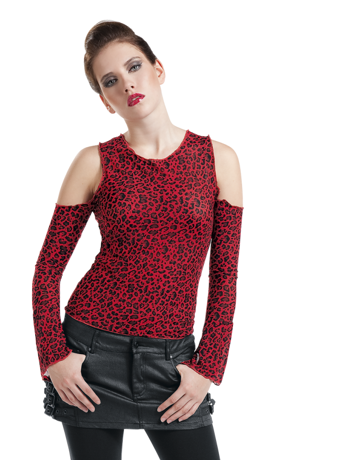 Foto Queen Of Darkness: Leo Longsleeve - Manga larga Mujer