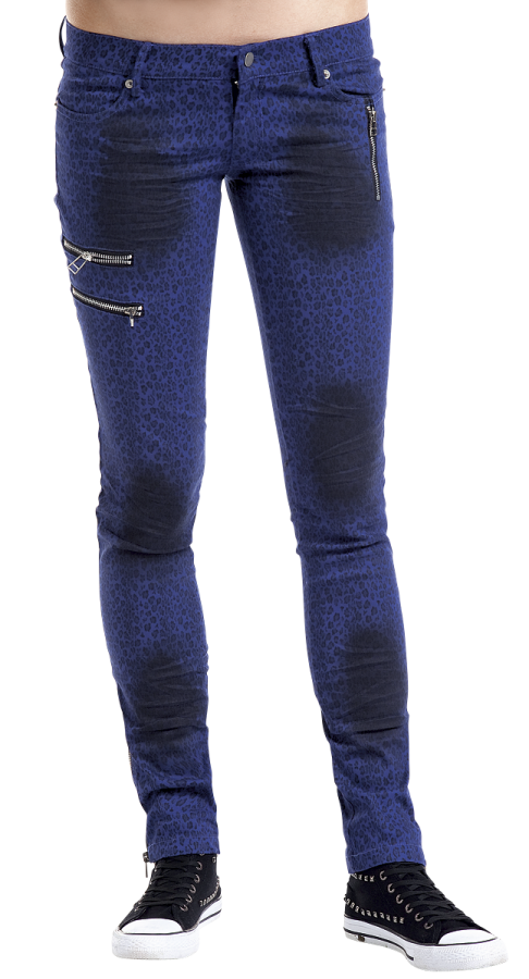 Foto Queen Of Darkness: Leo Zipped Pants - Pantalones Mujer