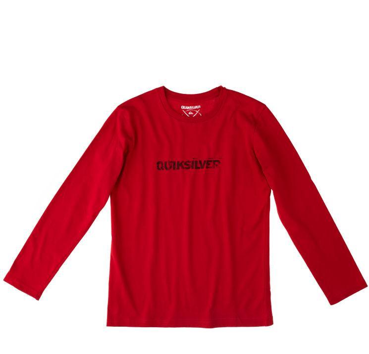Foto Quiksilver Wordmark Youths Tee - Revolution Red