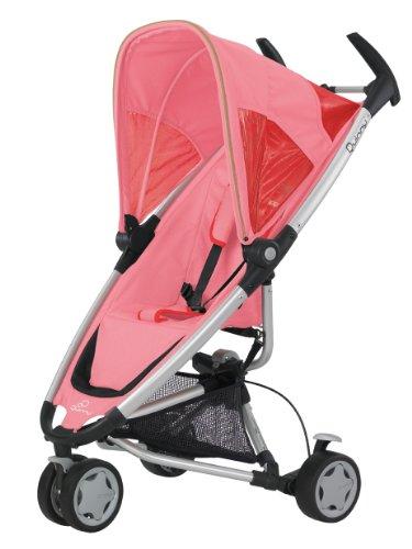 Foto Quinny 65605530 Zapp - Silla de paseo con cesto de la compra, capota, protector para la lluvia, pinza para sombrilla y adaptador para capazo (3 ruedas), color rosa