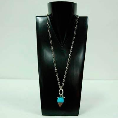 Foto Quintana: collar cadena con fresa esmaltada