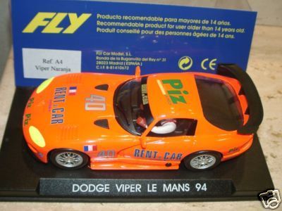 Foto Qvs) Fly Ref. A4 Dodge Viper Le Mans 94 Piz Rent-a-car