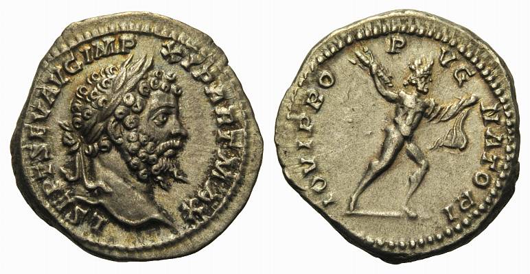 Foto RÖMische Kaiserzeit: Septimus Severus, 193-211 Denar 198/200