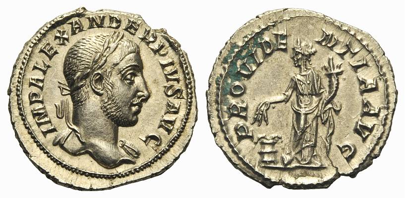 Foto RÖMische Kaiserzeit: Severus Alexander, 222-235 Denar Rom 232 n Chr