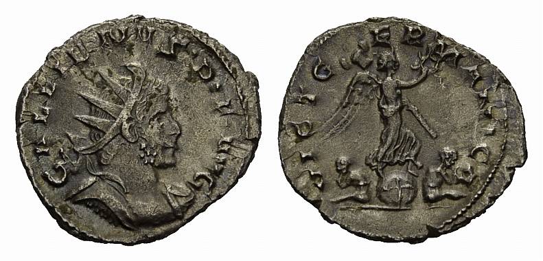 Foto Römische Kaiserzeit Ar-Antoninian, Köln, 257-260