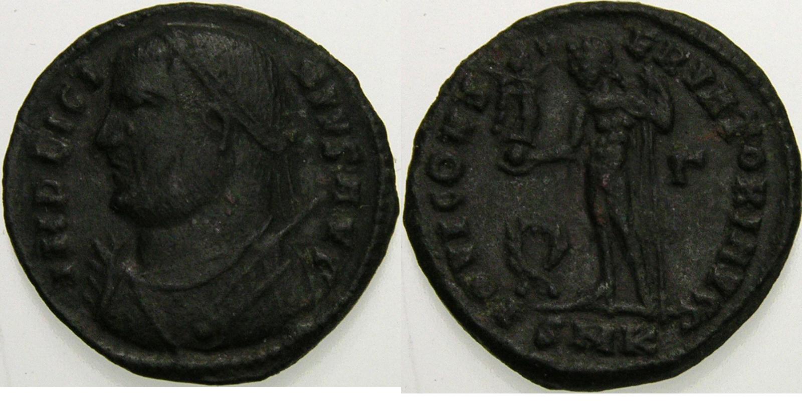 Foto Römische Kaiserzeit Follis 308-324 n Chr