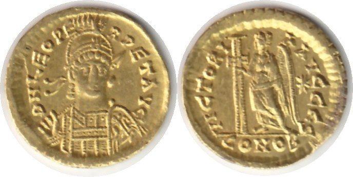 Foto Römische Kaiserzeit Gold Solidus 462/466