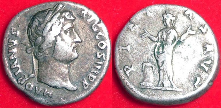 Foto Römische Kaiserzeit Hadrianus Denar 117-138 n Chr