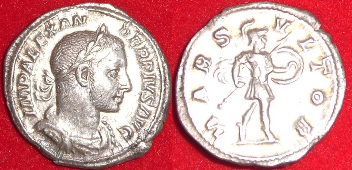 Foto Römische Kaiserzeit Severus Alexander Denar 221-235 n Chr