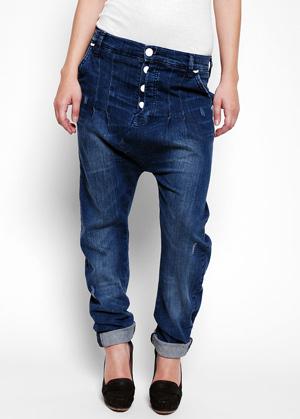Foto Rütme Belty Jeans Washed Denim Blue 26 - Vaqueros