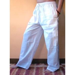 Foto R43 Pantalón Caballero Liso BOLSILLO LATERAL Algodón Cintura ELASTICA