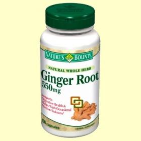 Foto Raíz de jengibre 550 mg - ginger root - 100 cápsulas - nature's